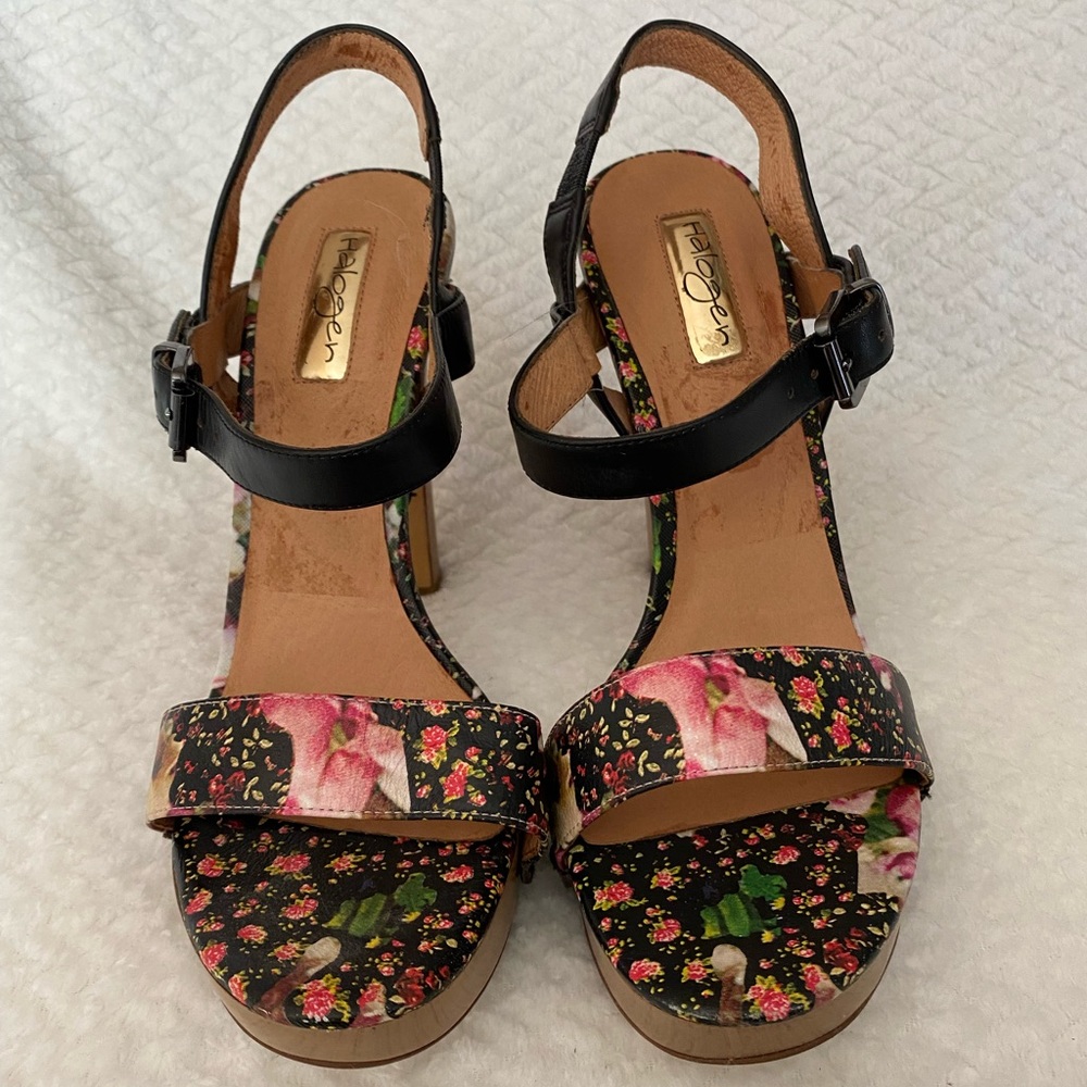 Halogen flower heels